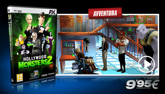 Hollywood Monsters 2- Giochi - PC - Italiano - Avventura