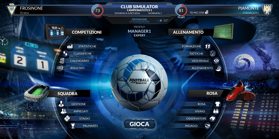 football club Simulator fcs scaricare fx store offerta videogiochi pc italiano simulatore calcio strategia 
