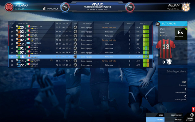 FX Calcio 2015 - Giochi - PC - Italiano - Calcio FX Calcio 2015 - Giochi - PC - Italiano - Calcio