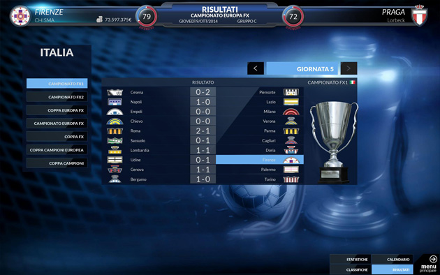 FX Calcio 2015 - Giochi - PC - Italiano - Calcio