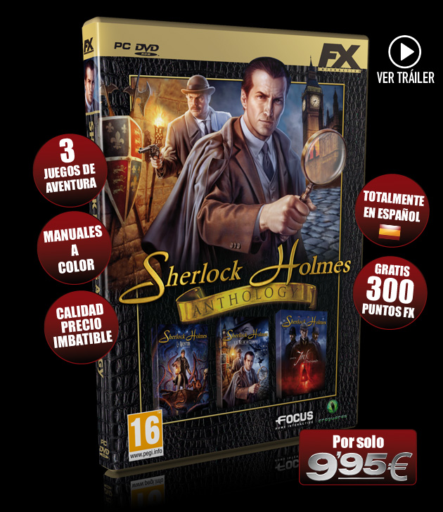 Sherlock Holmes Anthology - Juegos - PC - Español - Aventura