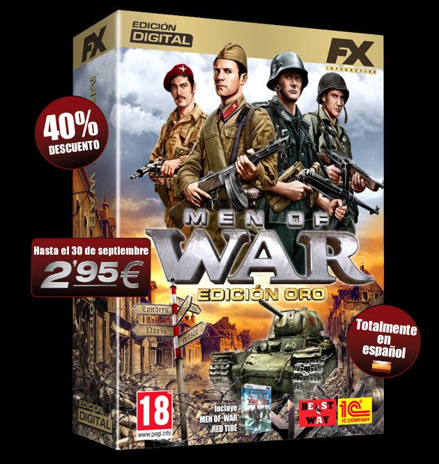 Men of War Oro - Juegos - PC - Español - Estrategia