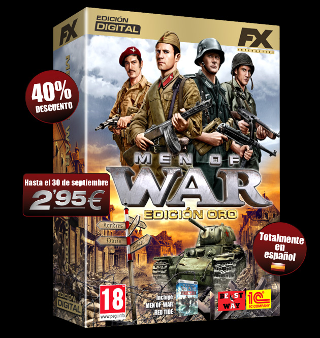 Men of War Oro - Juegos - PC - Espaol - Estrategia