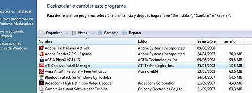 Menu inicio Windows XP